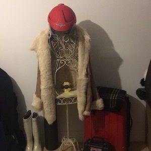 New York Barbarian one of kind Shearling gorgeous flowy Toscana…